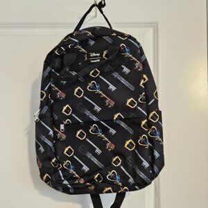 COMBO -Loungefly x Disney Kingdom Hearts Keyblade Backpack & Passport Crossbody